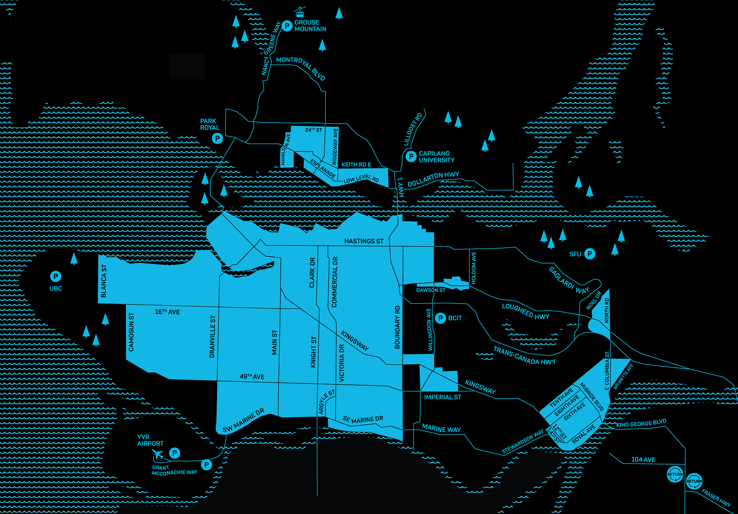 Metro Vancouver Evo Home Zone map
