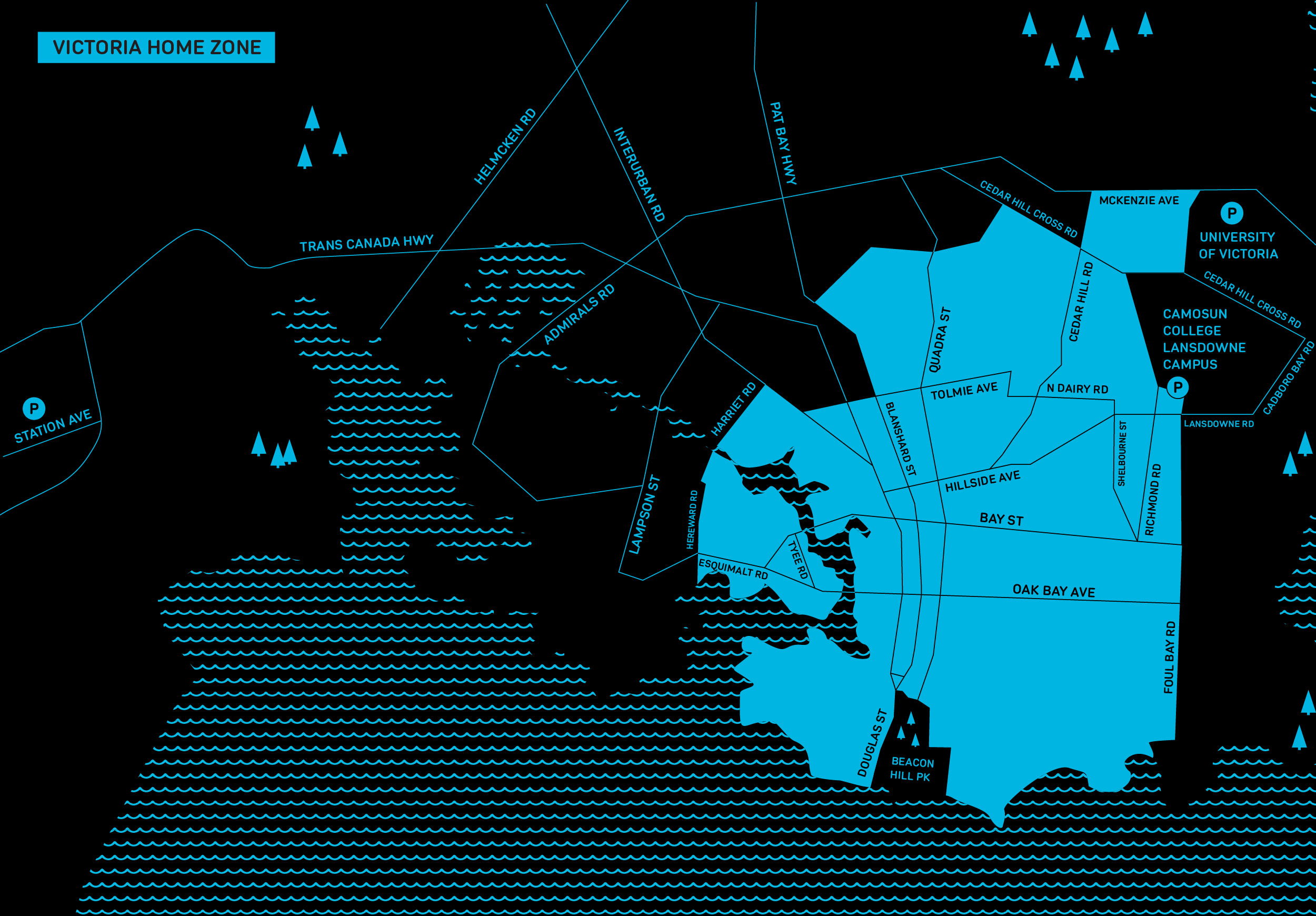 EVO Victoria Home Zone Map